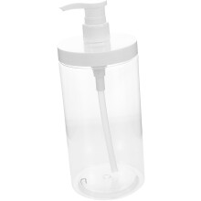 Dozownik do płynu do mycia ciała 1000 ml Butelka z pompką o szerokim wlocie, solidne, szczelne opakowanie do podróży, na kemping i do łazienki