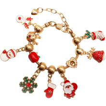 Kerstarmbandjes voor meisjes met belletjes en bedeltjes, armbandjes voor jongens en meisjes, tienerarmbandjes