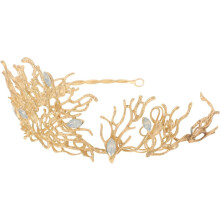 1 Stück barocker Brautkronen-Haarschmuck mit Kristallopal für Hochzeiten, Verlobungen und Feiern – elegantes Haaraccessoire für die Braut.