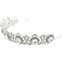 Luxurious Rhinestone Headdress Crown for Brides Shiny Bridal Hair Accessories