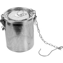 Stainless Steel Brine Basket Spice Basket Easy to Clean Corrosion Resistance Silver Kitchen Brine Filter Suitable
