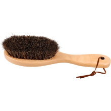 Shoe Cleaner Brush with Long Handle Soft Horsehair Leather Shoe Cleaning Brush