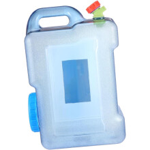 Container met waterhendel voor 12 liter kraan, inclusief en draagbaar plastic gebruik.