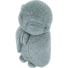 Buddha-Gartenstatue aus Blausteinsand mit aufwendigem Design für eine friedvolle Atmosphäre