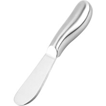 2-teiliges Set aus Butterstreicher und Käsemesser aus Edelstahl mit pflegeleichtem Design