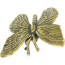 Schmetterlingsskulptur, Schmetterlingsfigur, Vintage-Messing, platzsparende Tischdekoration im Antik-Retro-Stil