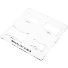 Kit de plantilla de incrustación de mariposa para fresadora, para herramientas de carpintería con material acrílico.