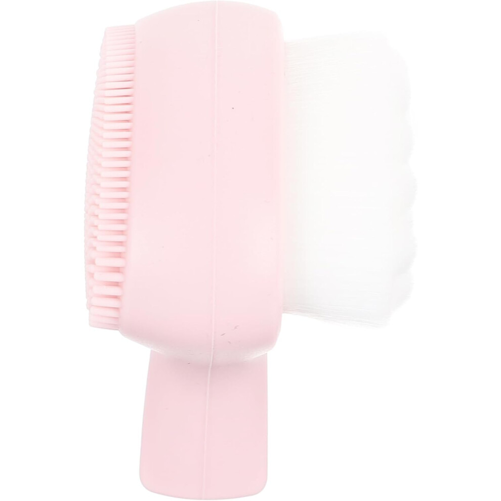 Hkhbjs Facial Scrubber Double-Sided Soft Bristle Silicone Face Brush For Manual Cleansing Suitable
