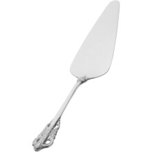 Edelstahl-Glasurspatel zum Dekorieren von Torten mit silbernem Offset-Design