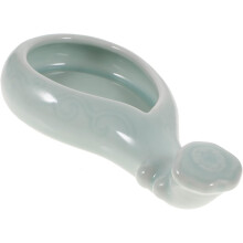 Elegantní keramická miska na inkoust, kaligrafie, držák na pero, štětce, podložka, porcelánový držák na pero, bytové dekorace