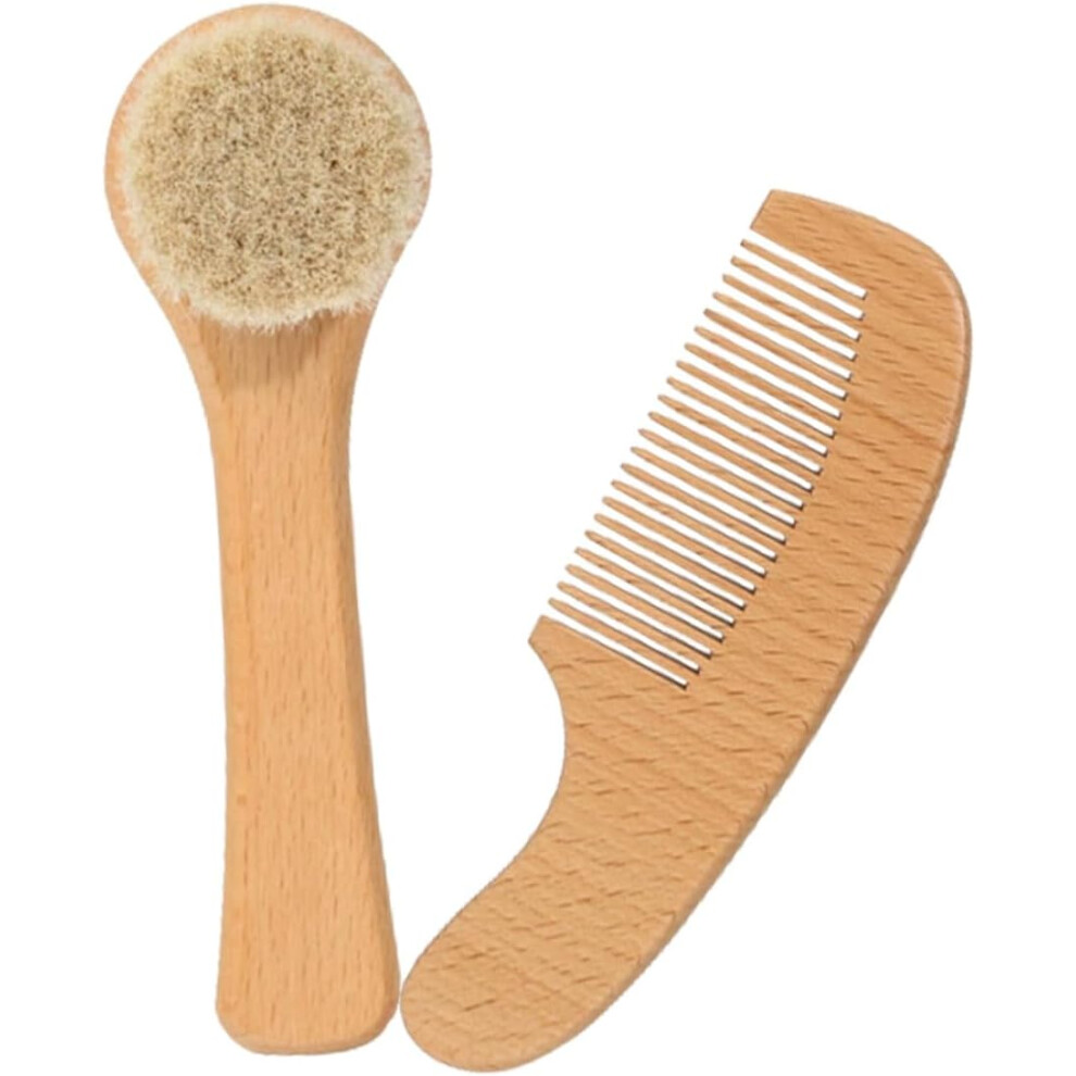 Hkhbjs Care Set Soft Bristle Brush Shampoo Brush Massage Comb For Boy Girl Newborn Grooming Kit Bathing Tool