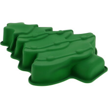 Stampo in silicone per torte a forma di albero di Natale, sicuro per gli alimenti, riutilizzabile, antiaderente.