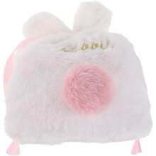 Niedlicher Hasen-Kosmetikbeutel mit Kordelzug, Kawaii-Kosmetiktasche für Reisen, langlebige Aufbewahrung