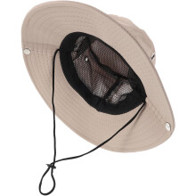 Damen-Sonnenhut mit breiter Krempe für Sommer, Strand, Angeln, Wandern, Camping – Khaki