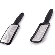 Pé Callus Duplo Lado Pedicure Arquivo Remover de Pele Duro e Ferramenta de Reparação de Salcanhar Rascado Arquivo de Pé de Aço Inoxidável