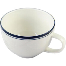 Trinkbecher, Teetasse, blau, Keramik, praktisch, vielseitig, schlicht, dekorativ, elegant, für Büro oder Café.