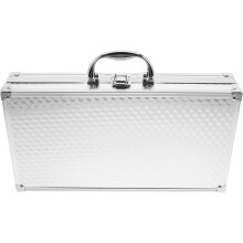 Tragbares Funkmikrofon-Etui mit Hartschale aus Aluminiumlegierung und Schaumstoff-Innenausstattung