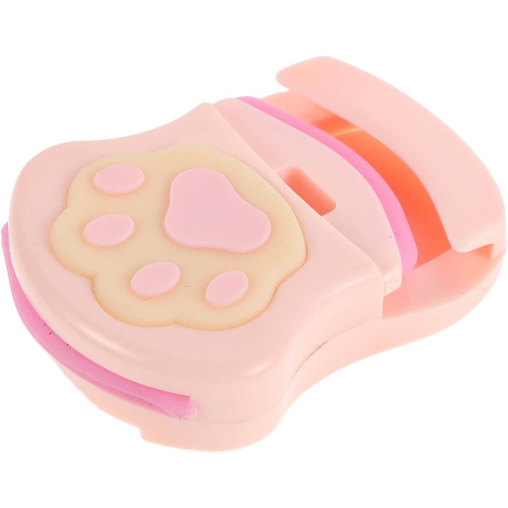 Hkhbjs Cute Cat Paw Eyelash Curler Lightweight And Portable Pc And Silicone Eyelashes Curler Tool
