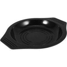 Verdickte Auflaufform, Topfunterlage, schwarze wärmeisolierende Matte, stabile Konstruktion