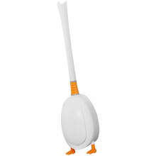 Silikon-Toilettenbürsten- und Halter-Set – Geformtes ABS-Material mit weichen Borsten, geruchsneutral