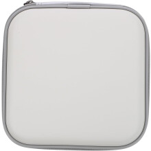 White DVD Storage Case with 24 Slots, Space Saving CD Holder Made