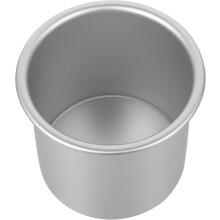 Backform, Kuchenform, 19 cm (7,5 Zoll), Aluminiumlegierung, glatte Oberfläche, schnelle Wärmeleitung, silberfarben