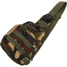Leichte grüne Oxford-Brusttasche für Herren mit verstellbaren Trägern, kleine Umhängetasche