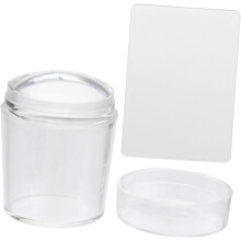 Chunky Transparent Jelly Stamper för Nagelstämpling Verktyg för Enkel Designöverföring för Manikyr Nagelkonst Tillbehör