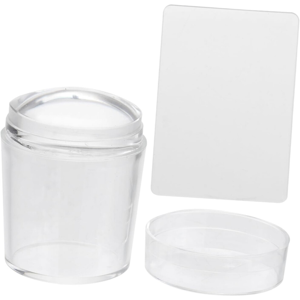 Hkhbjs Chunky Transparent Jelly Stamper For Nail Stamping Tool For Easy Design Transfer For Manicure Nail Art Accessories