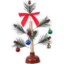 Lustiger Pümpel-Weihnachtsbaum, Toilettendekoration, künstlicher Weihnachtsbaum
