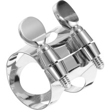 Double Screws Ligature Treble Clarinet Ligature Clip Nickel-plated Copper Silver Standard Replacement