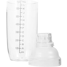 700-ml-Mixbecher für Kaltgetränke, tragbarer Bar-Weinshaker, PC-Material, bedruckt