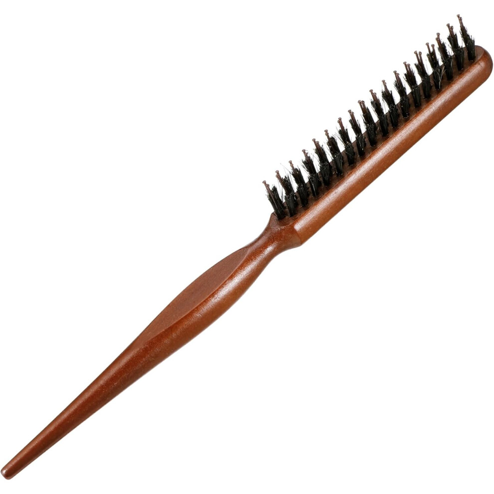 Hkhbjs Unisex Portable Boar Bristle Hair Brush Wooden Handle Lightweight Hair Comb Designed