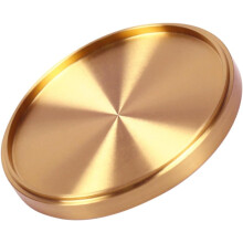 Verschleißfester Kupferuntersetzer/Tischbecheruntersetzer, goldfarben, aus reinem Kupfer, hitzebeständiger Schutz