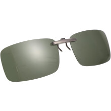 Aufsteckbare polarisierende Sonnenbrille für Damen und Herren mit Silikonrahmen