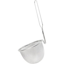 Stainless Steel Food Strainer Basket with Handle Lightweight Design and Uniform Hole Distribution