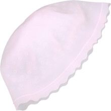 Silicone Hair Dye Cap Hair Highlighting Cap Pink Semi- for Salon Barber Supply