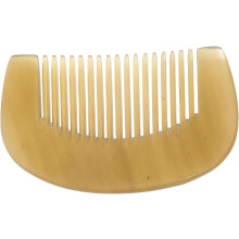 Tragbarer, feinzinkiger Hornkamm, antistatisch, Haarkamm, Massage-Haaraccessoire für Damen auf Reisen