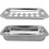 Stainless Steel Communion Tray with 24 Hole Design, Rectangular Eucharist Tray with Cover 1