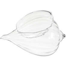 Dessertschale aus Glas in Muschelform – kreativer und einzigartiger Schmuckorganizer – leicht zu reinigen – vielseitig verwendbar