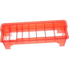 Clipper Guard Storage Holder and Hair Clipper Storage Case Red with Comb Organizer Box