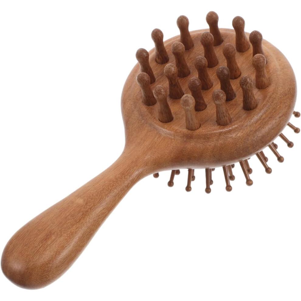 Hkhbjs Meridian Air Pad Comb Wooden Scalp Massage Tool For Women Hair Combs Detangling Brush