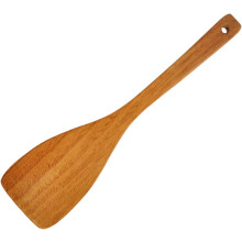 Langstielige Schaufel, tragbare Kochschaufel aus Holz, ergonomisch, langer Stiel
