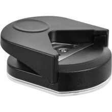 Eckenrunder-Stanzwerkzeug, 4 mm Radius, schwarzer Papierschneider für Fotos, Karten und Laminierfolie