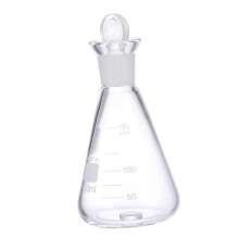 Jodflasche, Glaskonus, Laborversuchsmaterial für den Chemieunterricht