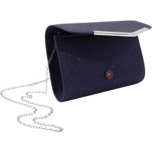 Abendclutch für Damen, dunkelblaue Glitzerhandtasche, Handtasche für Hochzeitsfeiern