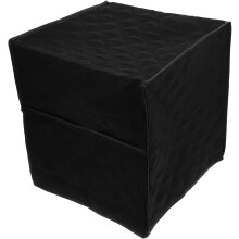 Schutzhülle für schwarze Kaffeemaschinen aus Polyester