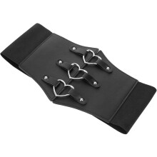 Curea elastică largă pentru corset, cu inel inimă, corset vintage sub bust pentru rochie și costum