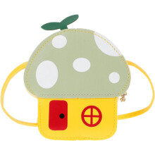 Niedliche Pilz-Motiv-Geldbörse für Jungen und Mädchen, modische Schultertasche für Mädchen und ideal für Reisen