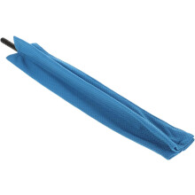 Flötenreinigungstuch aus Fasern mit ABS-Stab, Instrumentenreinigungstuch, schonend zur Instrumentenoberfläche, effizientes Wischen, blau